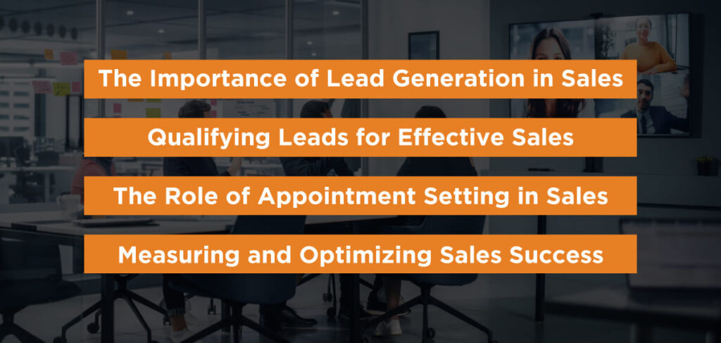 lead generation and appointment setting