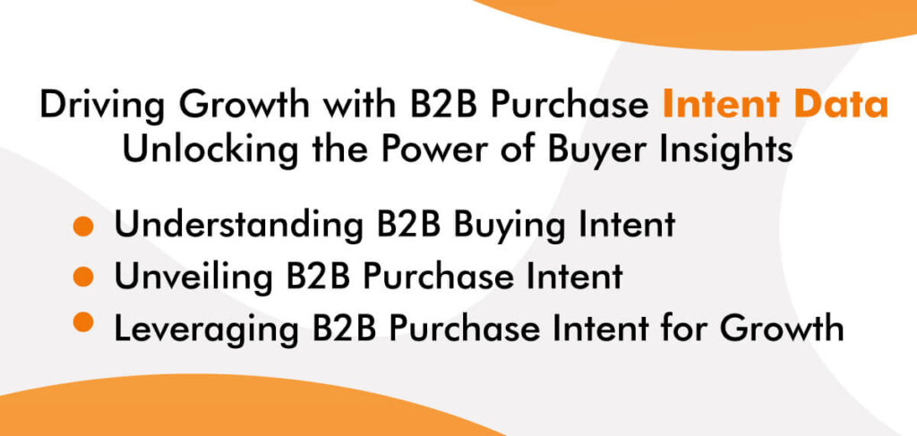 b2b purchase intent data
