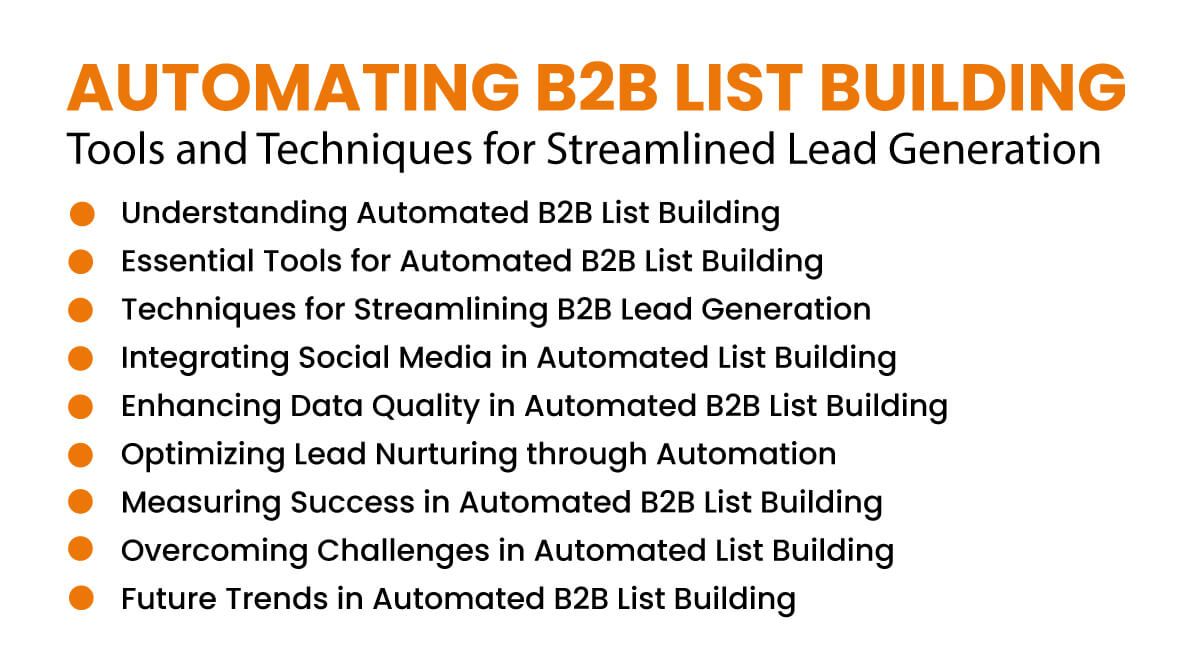 Automated B2B List Building Tools & Techniques - Only-B2B