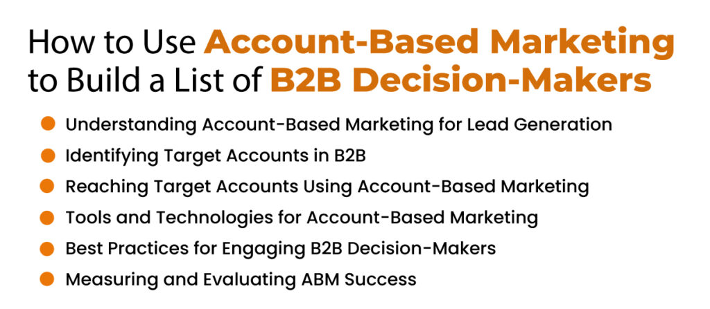 list of b2b decision-makers