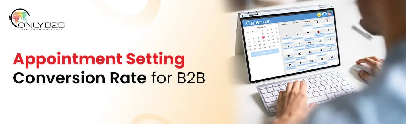 b2b appointment setting conversion rate